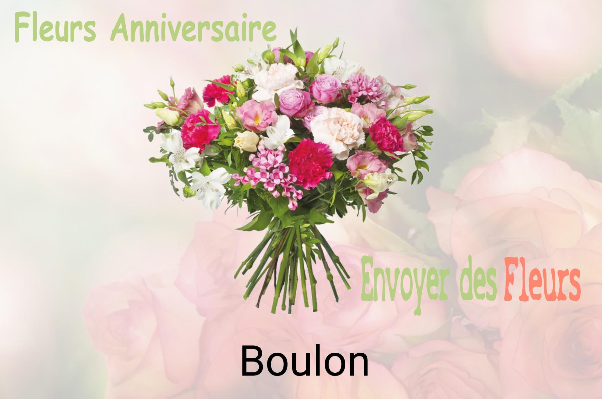 Bouquet de fleurs d’anniversaire livré à Boulon